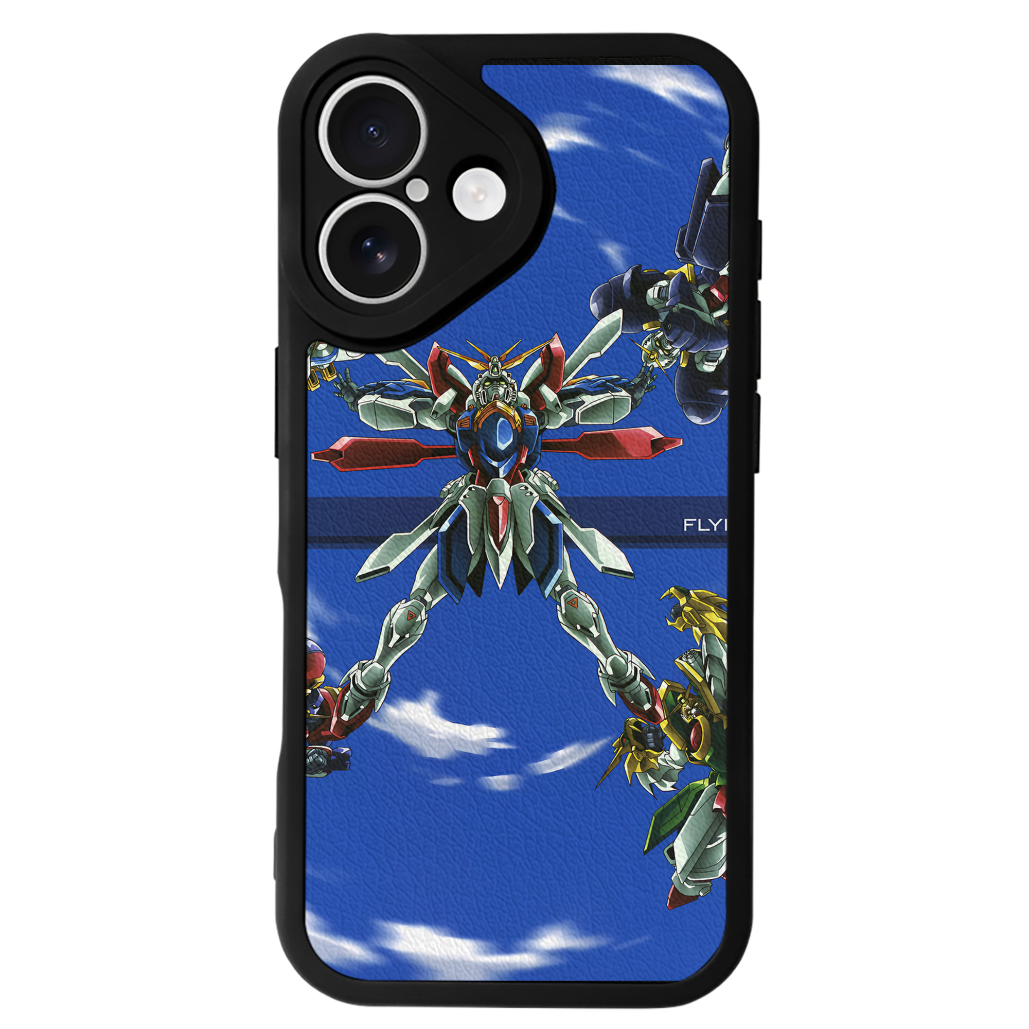 （画像用） 機動戦士ガンダム Mobile Suit Gundam 【iPhone 16シリーズ対応】シリコンスマホケース（レザー調） 材質：シリコン